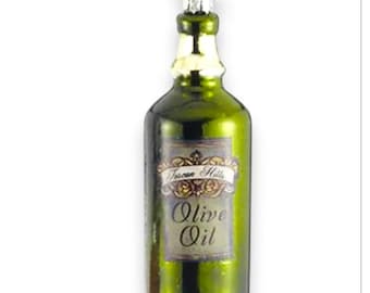 Olive Oil Ornament - Christmas Gift Italy France food Salad Pasta Fry Cooking Kitchen Restaurant Italian New Jersey California Chef Cook