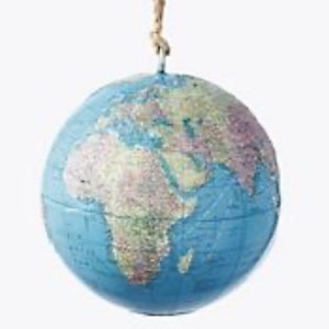 Adorno de globo - Mapa de la Tierra de América Viajes Peso ligero Restauración Hardware