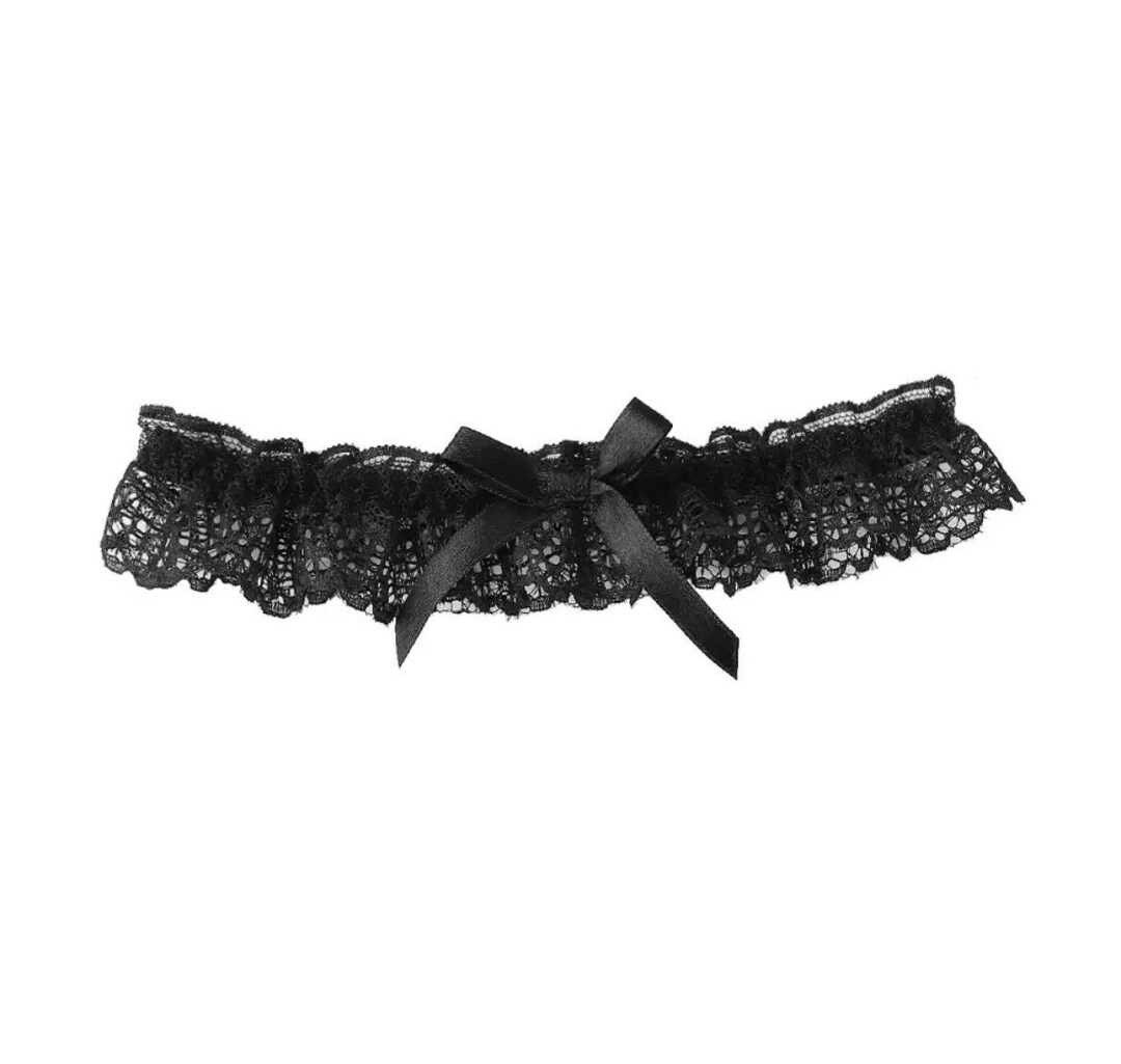 Single or Set Garter/ Black Sexy Leg Garter/ Sexy Gothic Fashion/ Leg