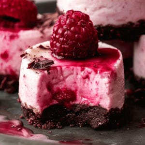 best recipe for Raspberry Cheesecake Bites with Chocolate Crust Download