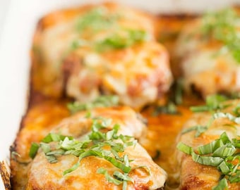 Hähnchen-Parmesan-Rezept: Einfaches italienisches Abendessen (Digitaler Download)