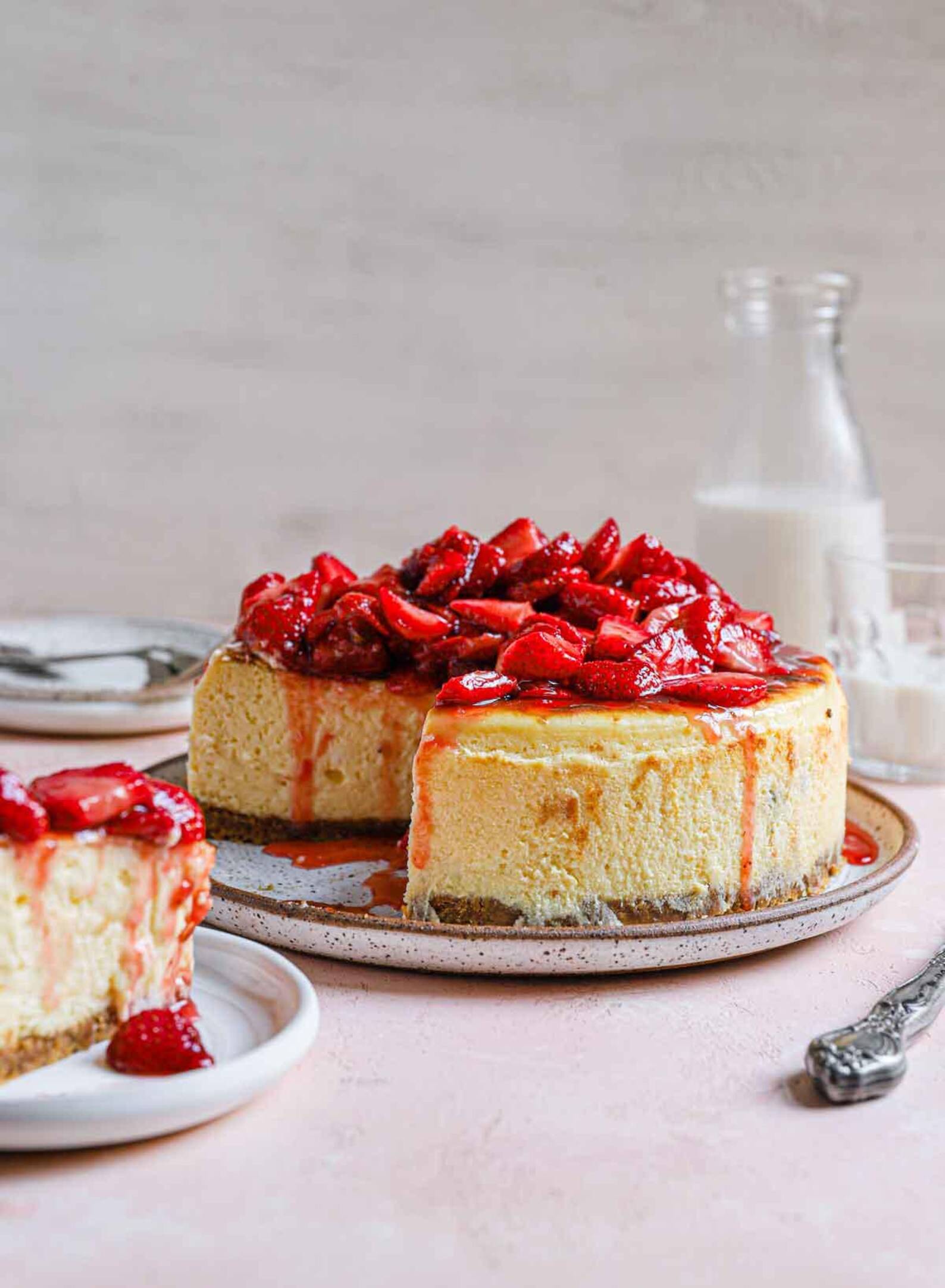 Perfect New York Strawberry Cheesecake Recipe (DIGITAL DOWNLOAD ONLY