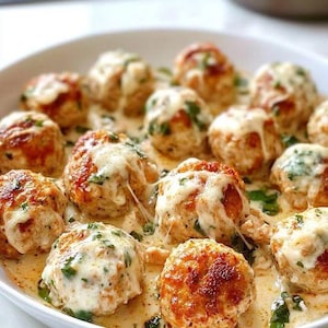 Melhor receita Almôndegas de frango assado com ricota e espinafre RECEITA Digital Download para impressão