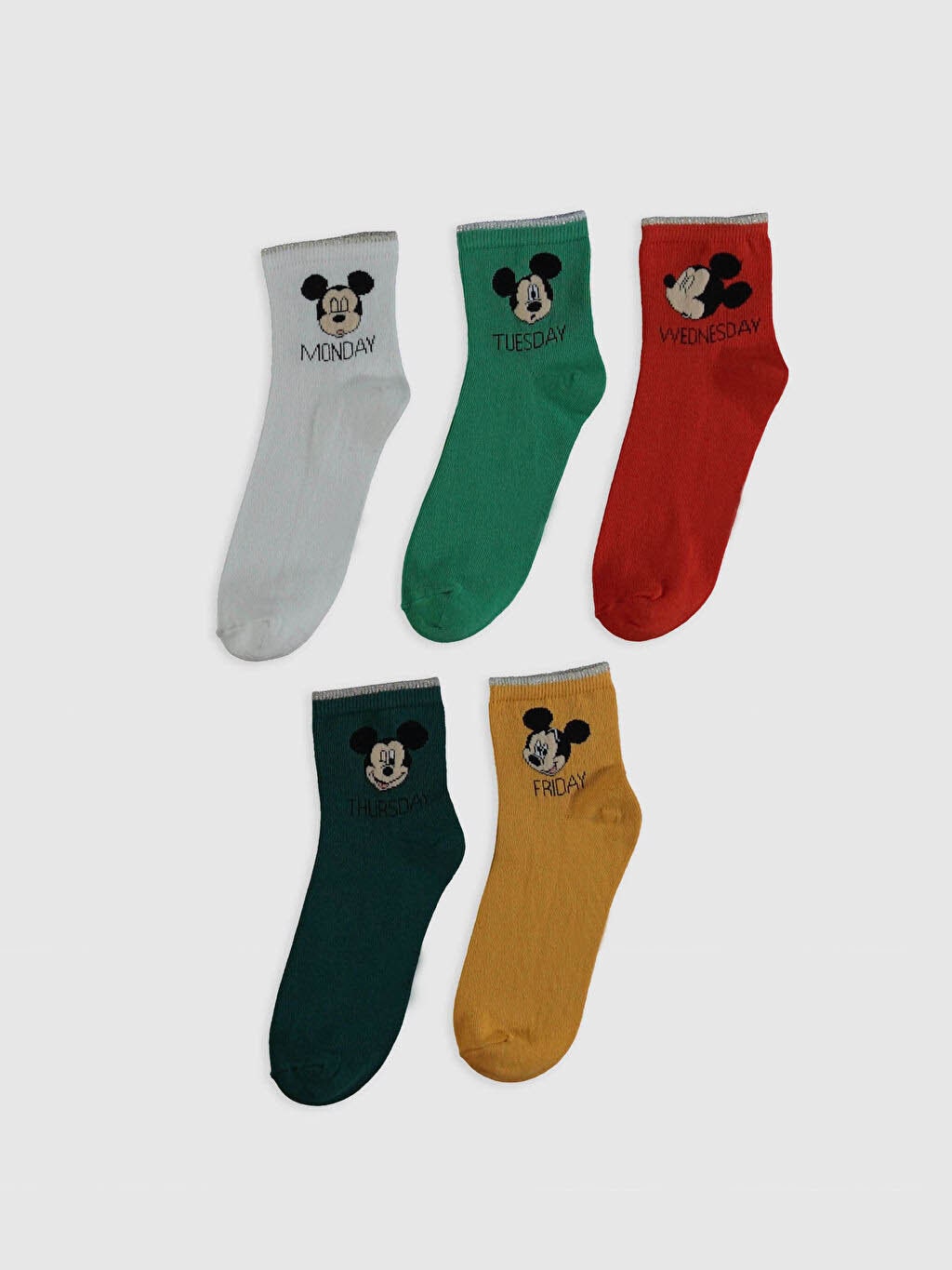 Disney Mickey Mouse Socks 5 Pack Disney Socks Casual Socks Women Socks Christmas Gifts for Her