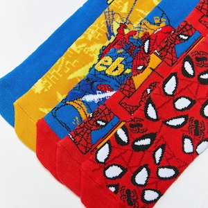 Spider Man Kids Socks | 5 pack Spider Man Socks |  Christmas Gifts for Kids