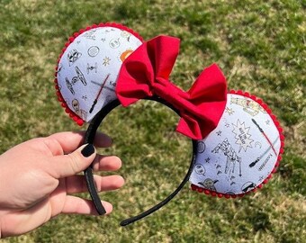 Star Wars Inspired Mouse Ears Headband with Bow | Vacations, Birthdays, Cosplay, Dress Up, for Fun