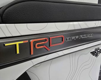 Tacoma 4th Gen TRD Door Accent Decal Overlay (5-Piece Kit)