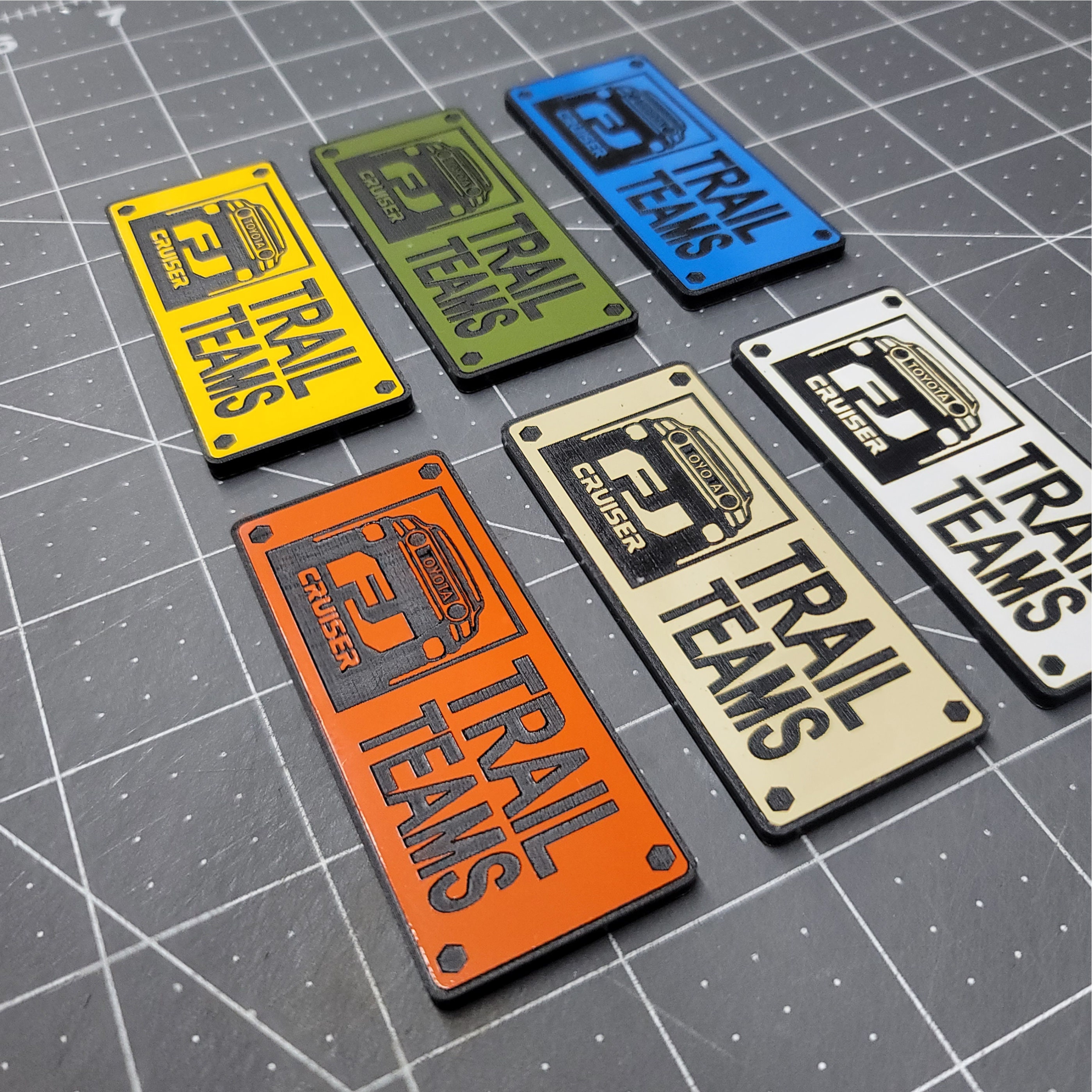 Toyota FJ Cruiser TRAIL TEAMS Emblem Badge - Etsy 日本