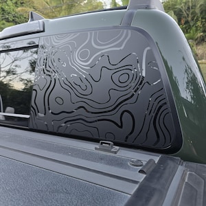 2016-23 Tacoma Rear Window topo Wraps Left and Rear Sides (Middle section is on another Listing)