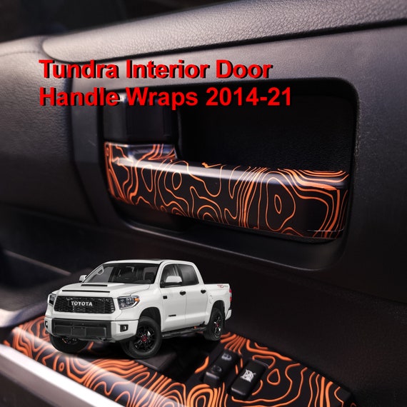 Toyota TUNDRA 2014-2021 Inside Door Handles Vinyl Wraps (4 Pieces