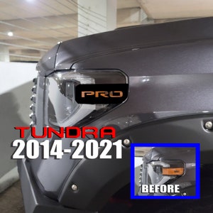 2014-21 TUNDRA  Headlight Amber Delete Kit Decal ( 2pcs Left/Right )