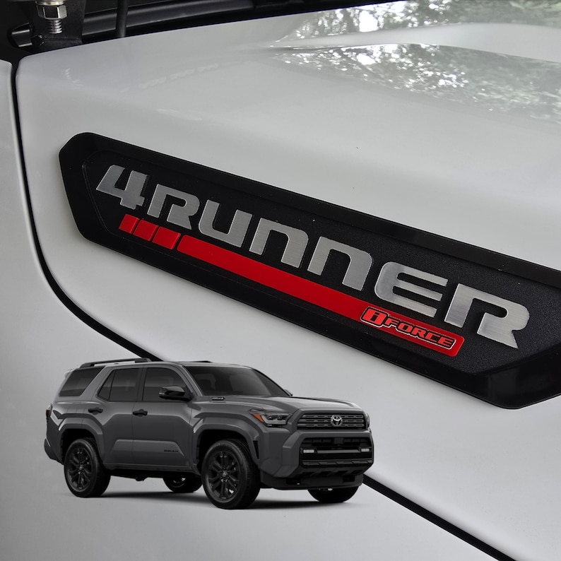 4runner Custom Hood Badge - 3D Raised Emblem (2-piece Set) - Etsy