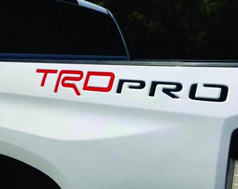Toyota TUNDRA  Bed Domed Lettering inserts 2019-2021 (12-Pieces Set)