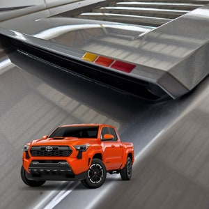 2024-25 Toyota Tacoma TRD Retro 3-Color Stripe Scoop Domed Sticker.