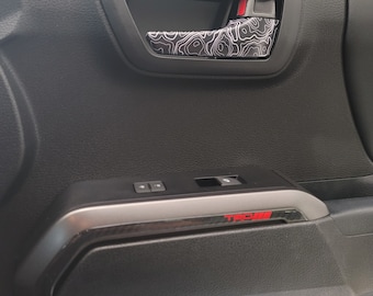Toyota TACOMA 2016-2023 Inside Door Handles Vinyl Wraps (4 pieces Kit)
