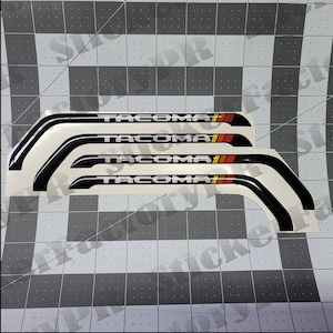 2016-2023 3RD  Gen TACOMA Windows control panel Overlays for 4 Doors 4-pieces kit
