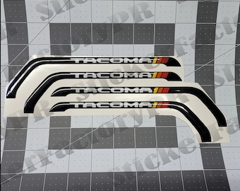 2016-2023 3RD  Gen TACOMA Windows control panel Overlays for 4 Doors 4-pieces kit