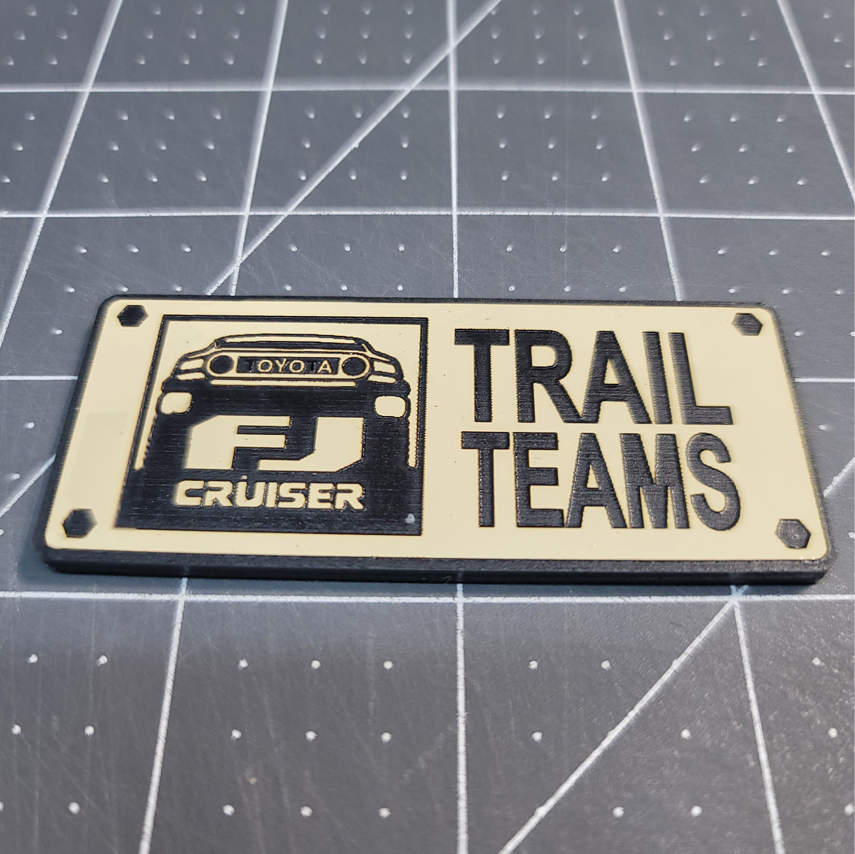 Toyota FJ Cruiser TRAIL TEAMS Emblem Badge - Etsy