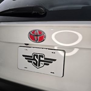 2019-24 RAV4 5th. Gen. tailgate Toyota logo inserts(6-PCS. domed sticker inserts)