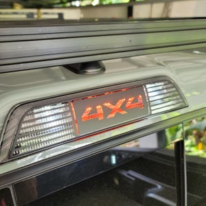 2016-2023 Toyota Tacoma 3rd Brake Light Overlay  Premium Cast Vinyl-TRD/PRO/4x4/SPORT Decals Black