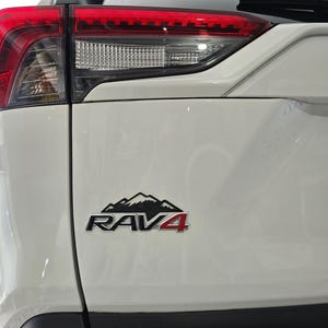 2019-24 RAV4 5th. Gen. Trunk Emblem Letters Overlay