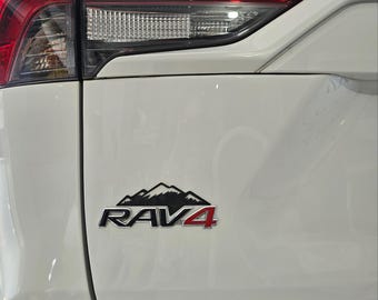 2019-24 RAV4 5th. Gen. Trunk Emblem Letters Overlay