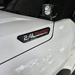 2024-25+  Tacoma Custom Hood 3D Raised Badge.2.4L Turbo