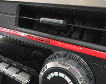 TACOMA 4TH. Gen 2024-25 Climate Control Accent domed Decal. (not just a Sticker)