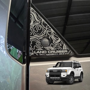 2024-26 Land Cruiser Lc250 Prado Rear tailgate window Button Plastic Plate