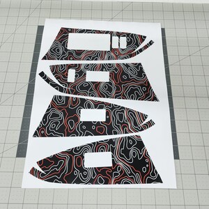 Door Controls Faces Wraps toyota TUNDRA DOUBLE CAB 2014 2015 2016 2017