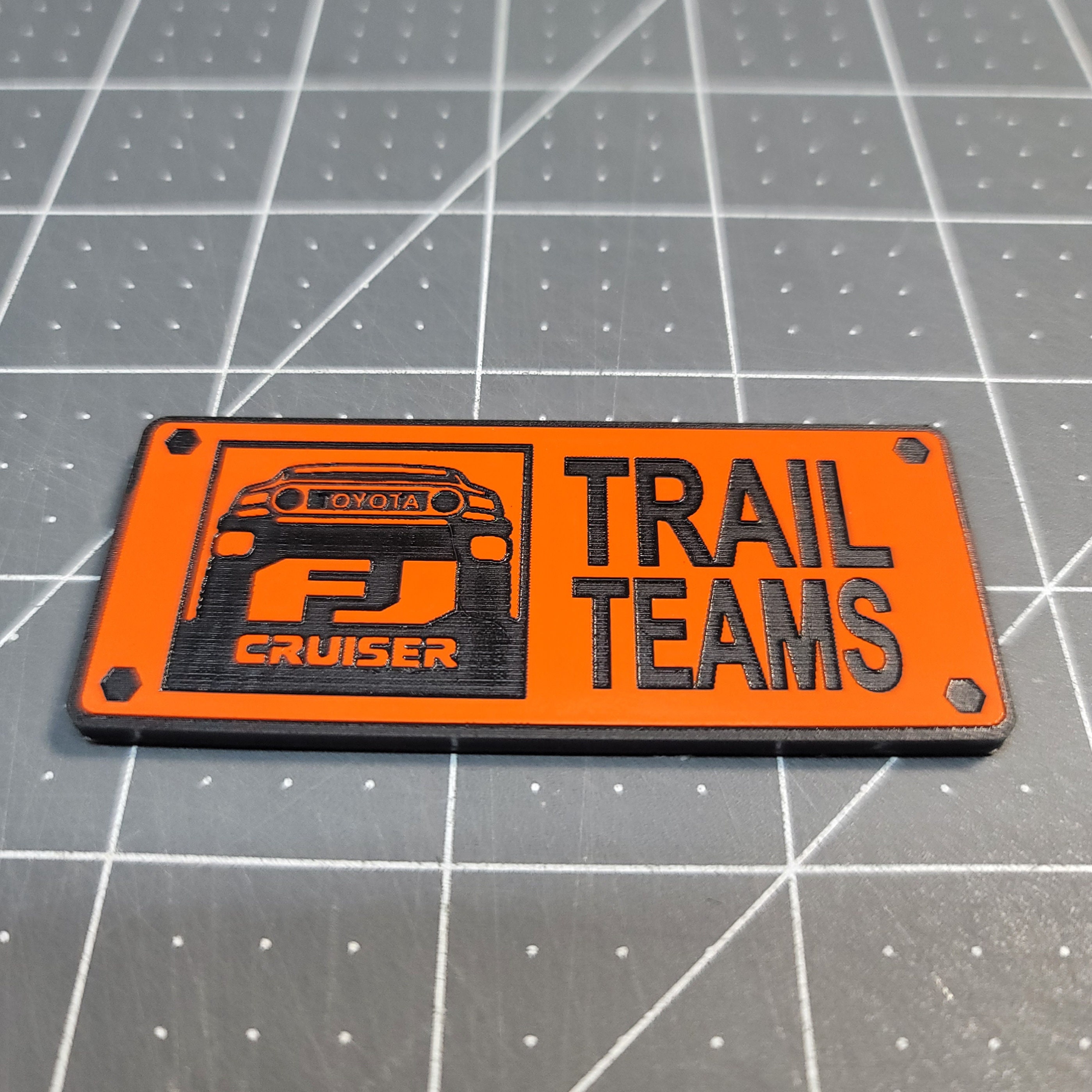 Toyota FJ Cruiser TRAIL TEAMS Emblem Badge - Etsy