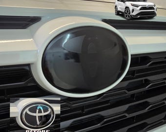 2019-24 RAV4  Front Emblem Chrome Delete Decal