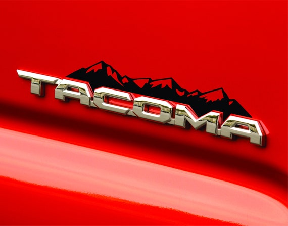 thumbnail image 2 of Toyota Tacoma V6 Engine Cover Accent Decals – Fits 2016-2023 Limited Models (Unbranded) 2 of 5
