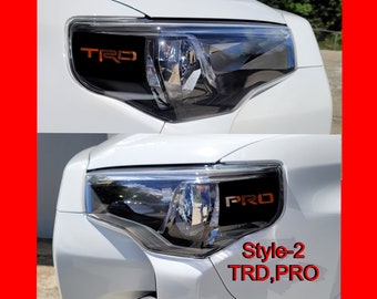 4Runner 5th Gen Headlight Amber Delete Decal Kit (TRD/PRO)