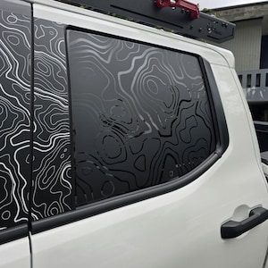 TACOMA 4th. Gen Rear SIDE Window Decal Sticker fits 24-25(Various Styles).
