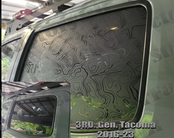 TACOMA 3RD. Gen Rear SIDE Window Decal Sticker fits 2019-23 (Various Styles).