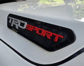 Tacoma Hood 3D Raised Badge - Custom Emblem (2-Piece Set)