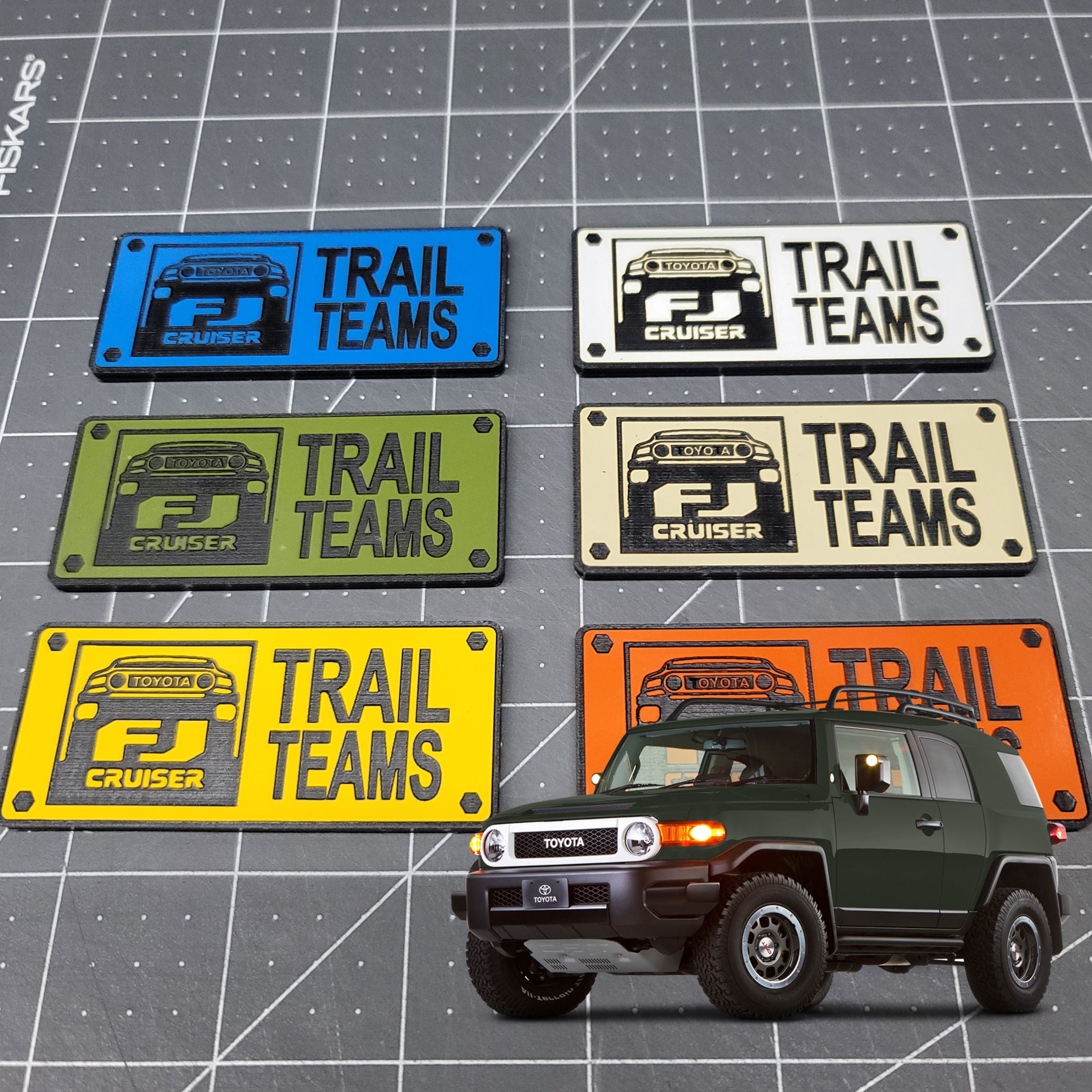 Toyota FJ Cruiser TRAIL TEAMS Emblem Badge - Etsy