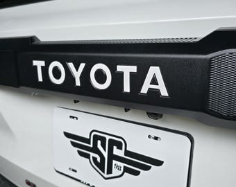2025+ 4Runner 6th Gen. Tailgate Handle "TOY-OTA" Letter Domed Overlays - 6-Piece Kit