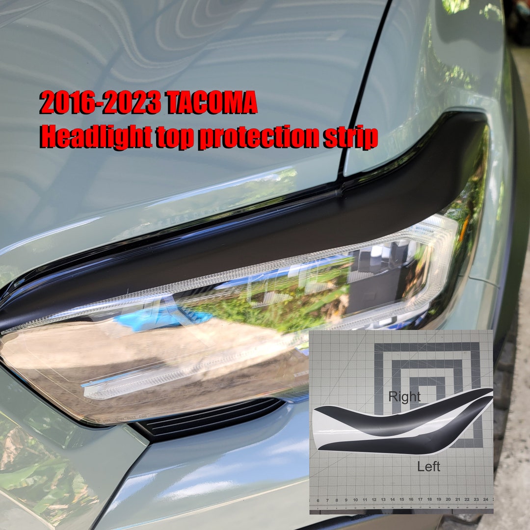Headlamp Top Protection Strip 3rd Gen 2016233M Wrap Vinyl 2pcs