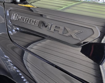 2024-27 Tacoma/4Runner Hood 3D Raised Badge - Custom Emblem (2-Piece Set)(i-force MAX)