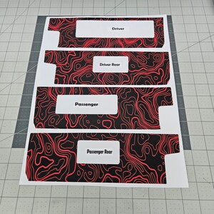 Door Controls Faces Wraps toyota TUNDRA 2022-244 Pieces Kit - Etsy