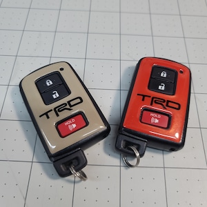 TACOMA (2016- 2023) 3rd Gen Key fob TRD , PRO Domed Raised Decals (1 Piece each) Tacoma