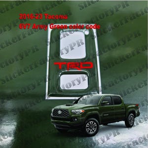 TACOMA (2016- 2023) 3rd Gen Key fob TRD , PRO Domed Raised Decals (1 Piece each) Tacoma