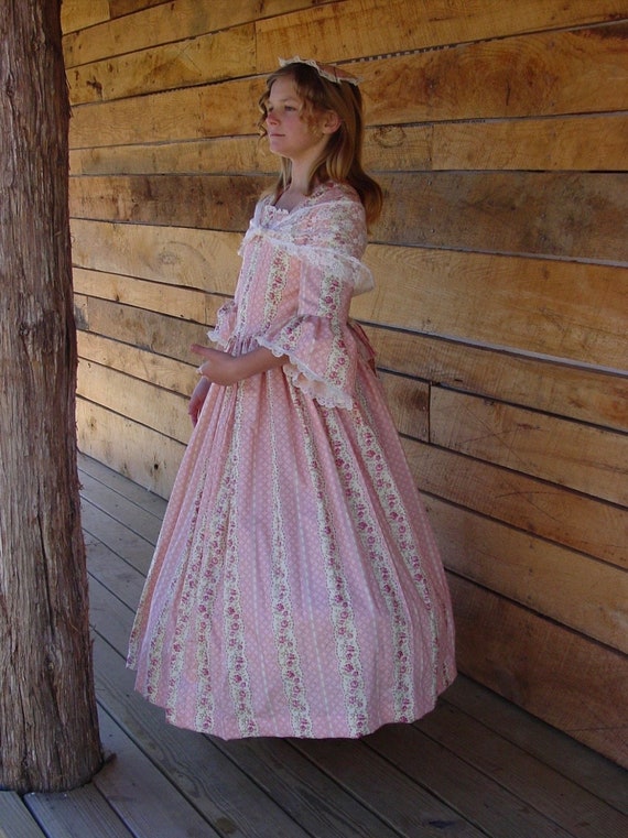Handmade Historical Civil War Costume Victorian Colonial Pioneer