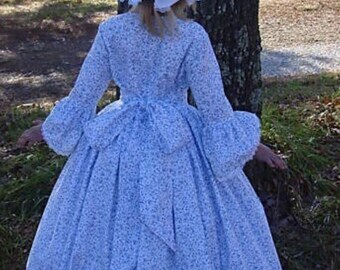 Handmade American Historical Colonial Pioneer Girl Clothing Handmade American Historical Colonial Pioneer Girl Clothing