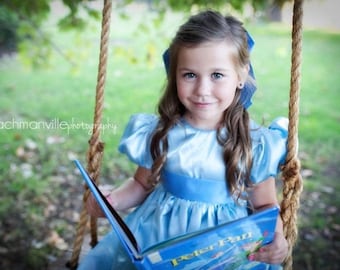 Handmade Peter Pan Storytime Character - Wendy- Halloween Costume Child size up to 14