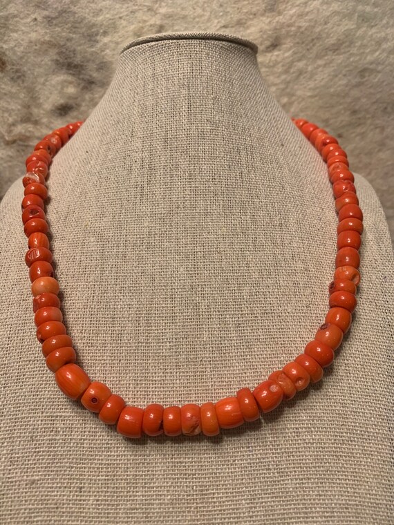 Etsy coral shop necklace