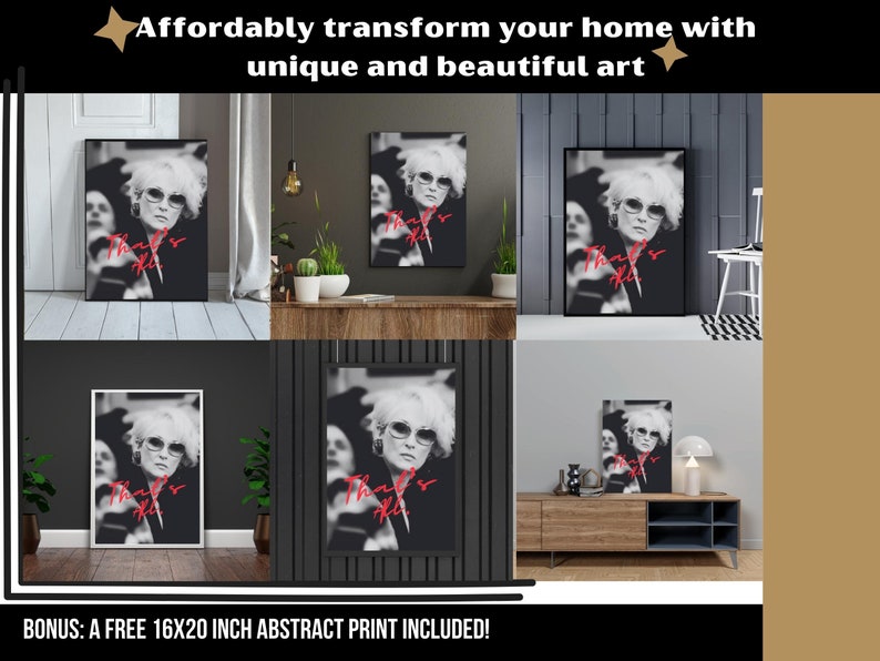 The Devil Wears Prada That's All Print, Miranda Priestly Quote Print, Fashion Quote Wall Art, Fashion Movie Quote, Meryl Streep Quote Print image 2