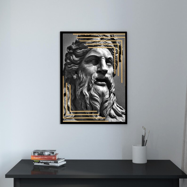 Zeus Series Three Zeus Wall Art Zeus Printable Art Zeus Etsy